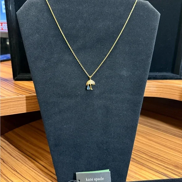 🆕 KATE SPADE BEAUTIFUL RAIN OR SHINE CZ MINI PENDANT- NEW w/CARD! - Picture 3 of 5